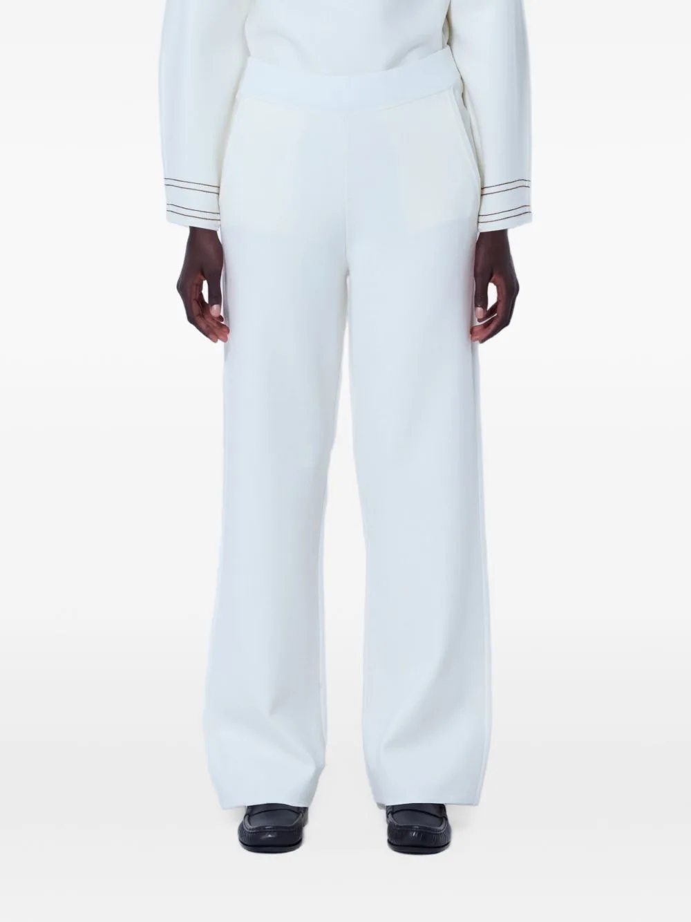 Wide-Leg Tailored Trousers by Max Mara