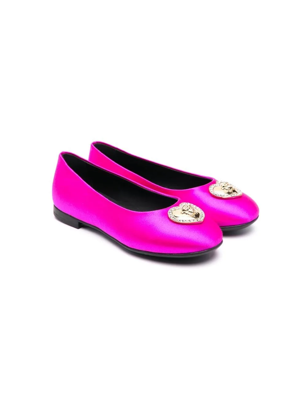 Medusa Head Ballerina Shoes by Versace Kids