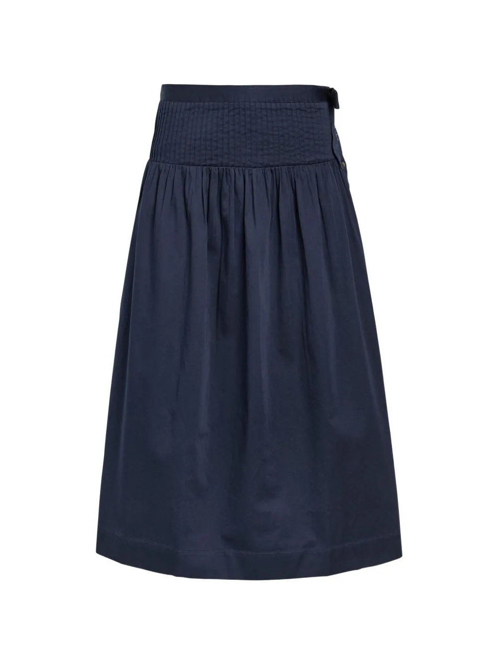 Smocked-Waist Gathered Midi Skirt by DAMSON MADDER