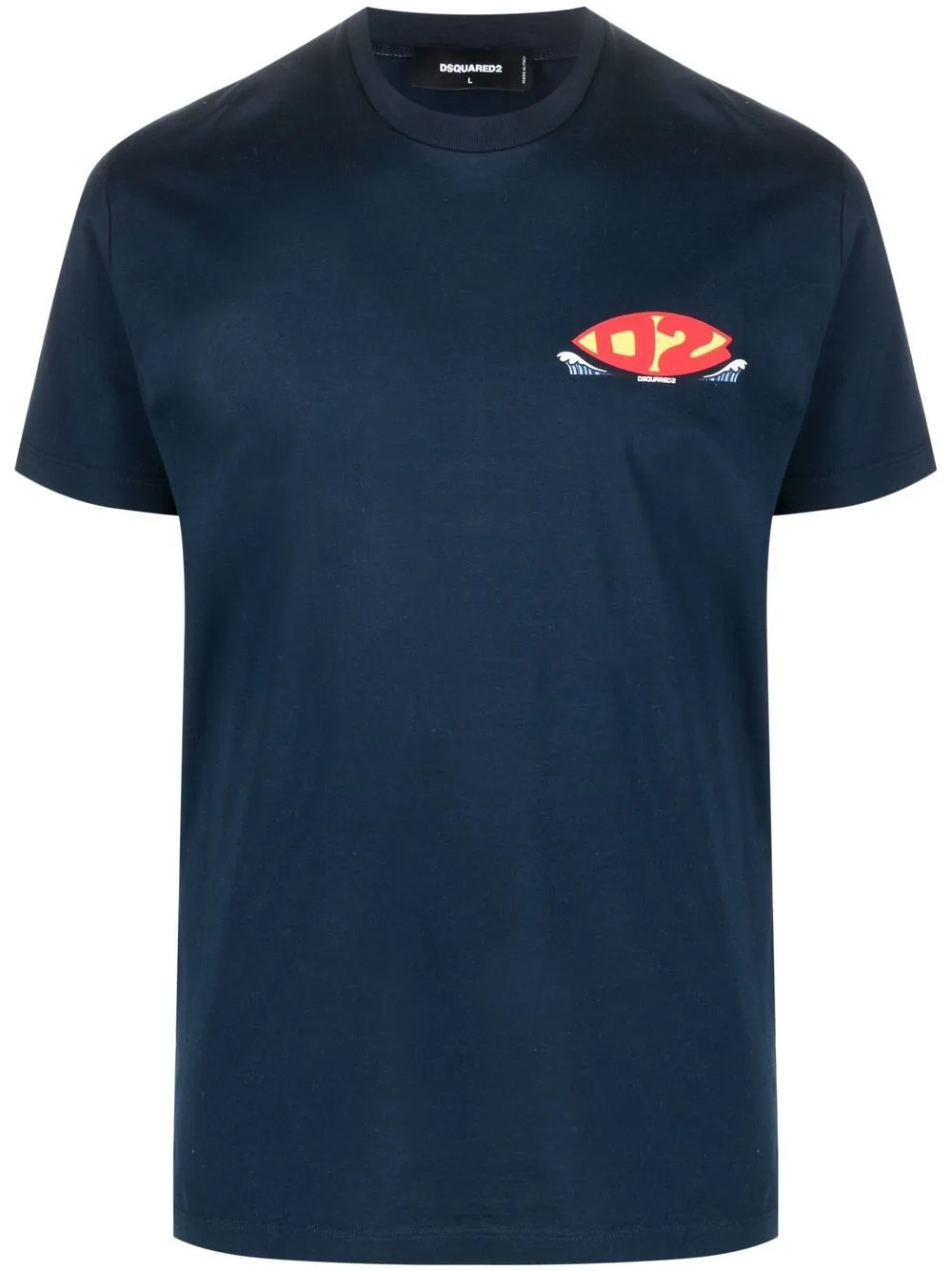 Logo-Print Cotton T-Shirt by DSQUARED2
