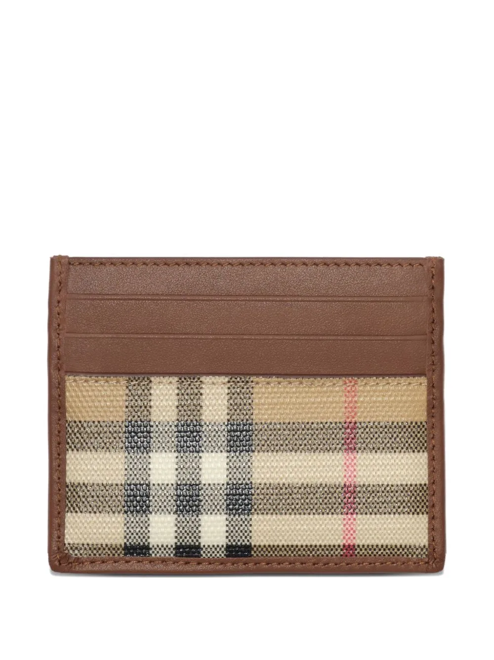 Check Card Case by Burberry