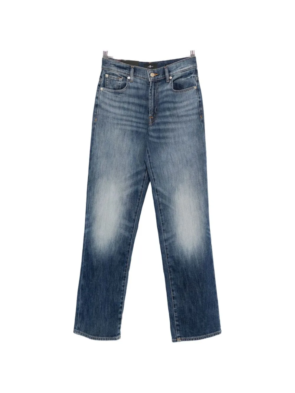 Stovepipe Mid-Wash Jeans by Seven