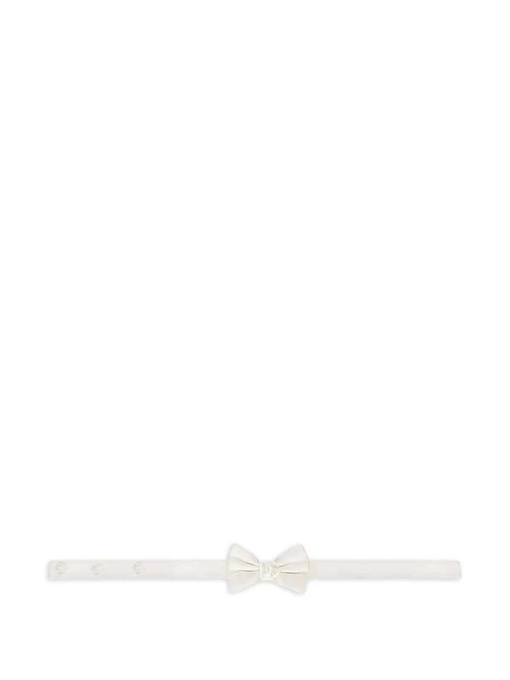 Silk Mother-Of-Pearl Bow Tie by Dolce & Gabbana Kids