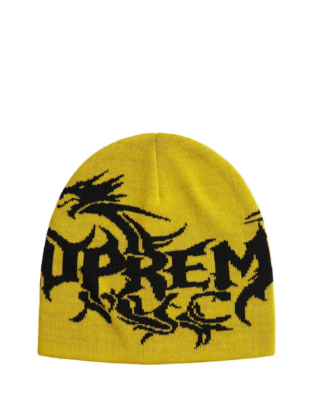 Dragon-Intarsia Beanie Hat by Supreme