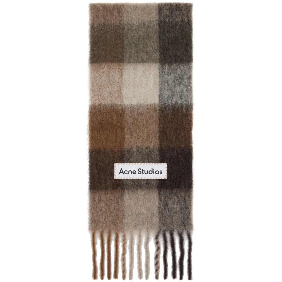 Check Wool Scarf by Acne Studios