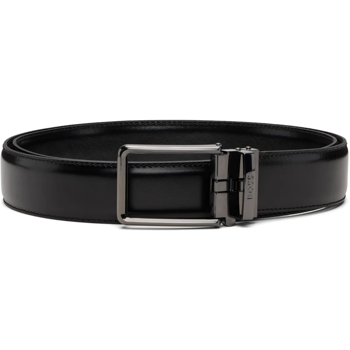 Automatic Logo-Engraved Keeper Belt by BOSS