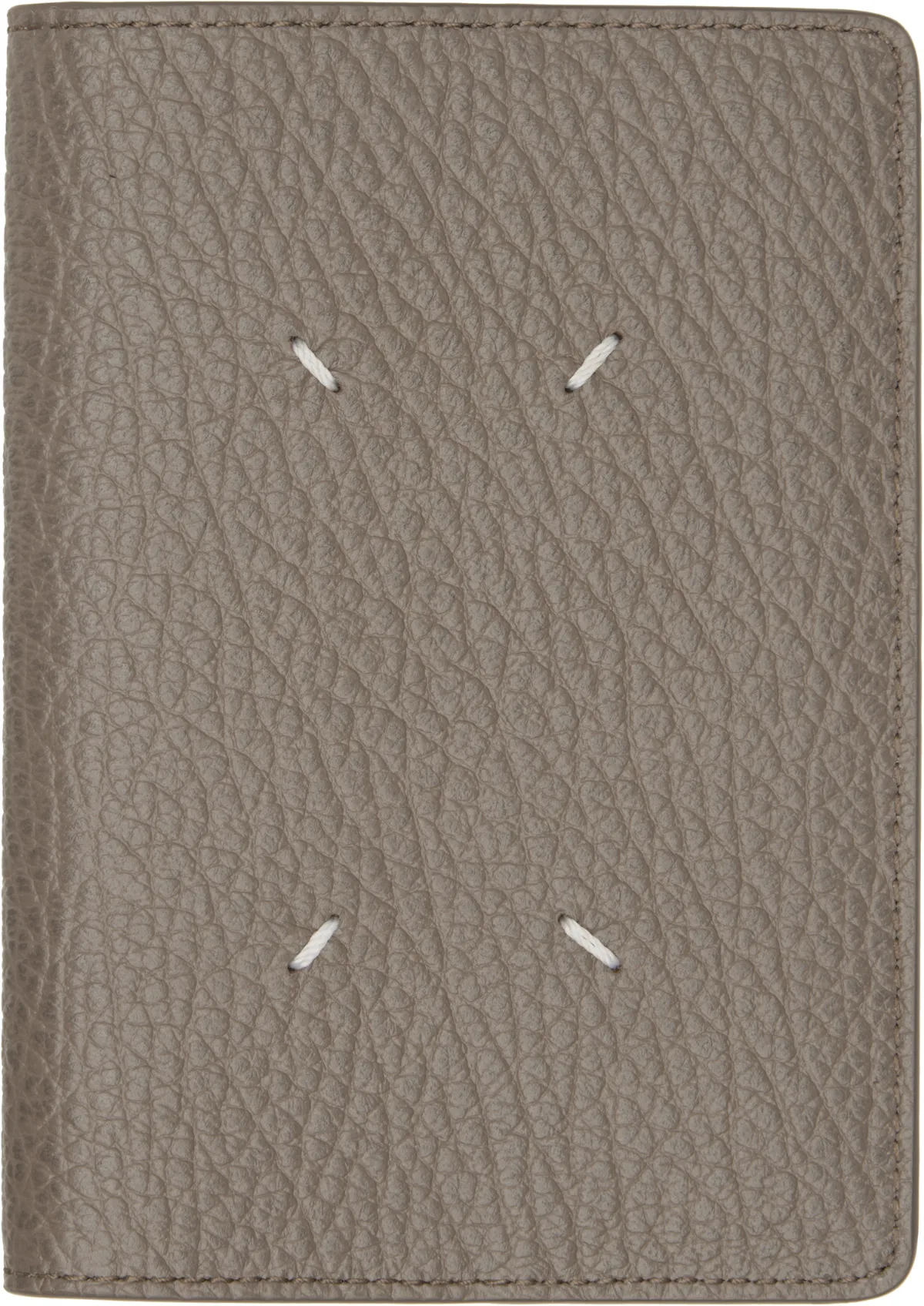 Four Stitches Passport Holder by Maison Margiela