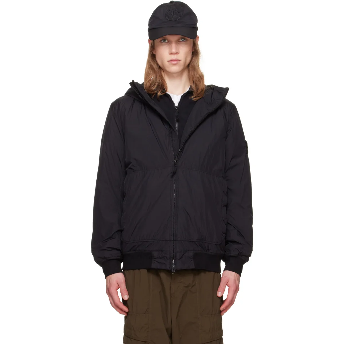 4100110 Crinkle Reps NY Jacket by Stone Island