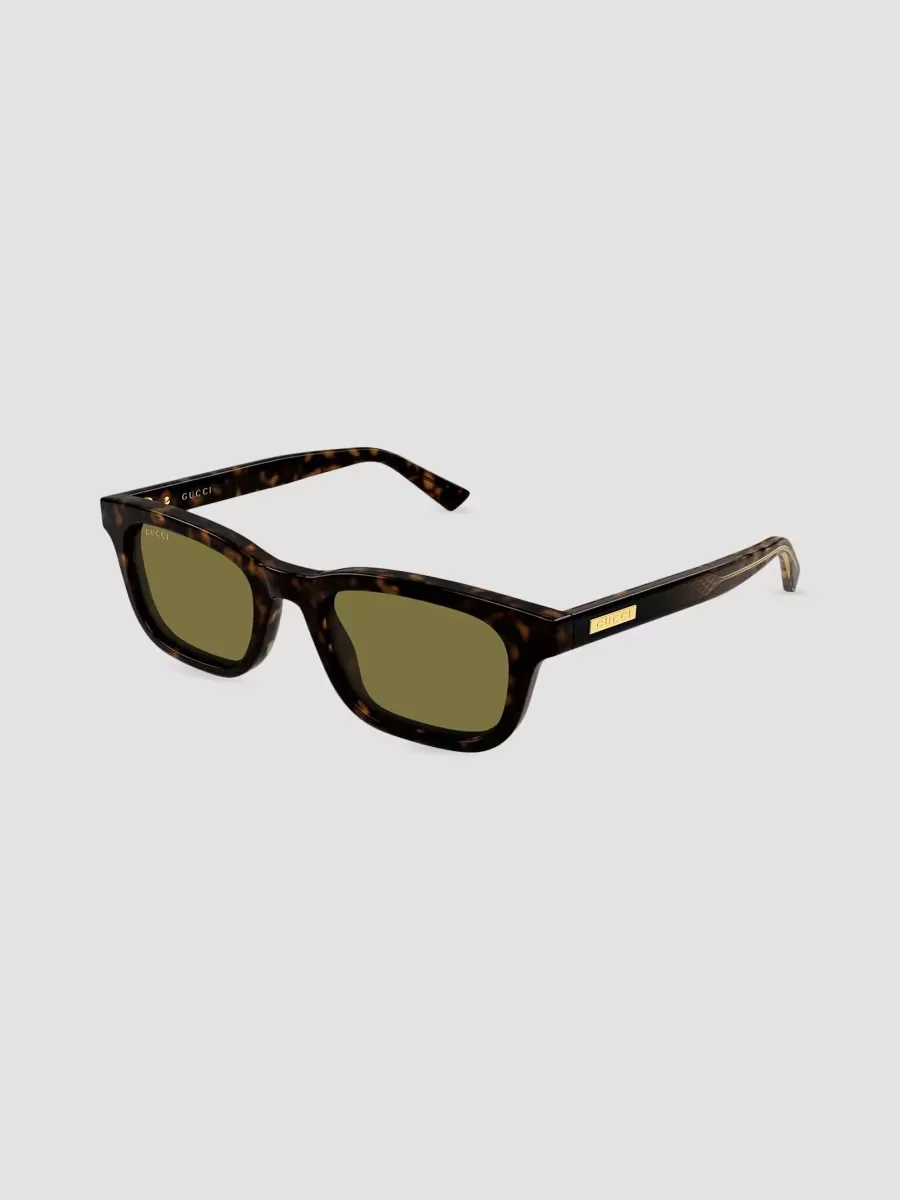 Lettering Wirecore Rectangle Sunglasses by Gucci