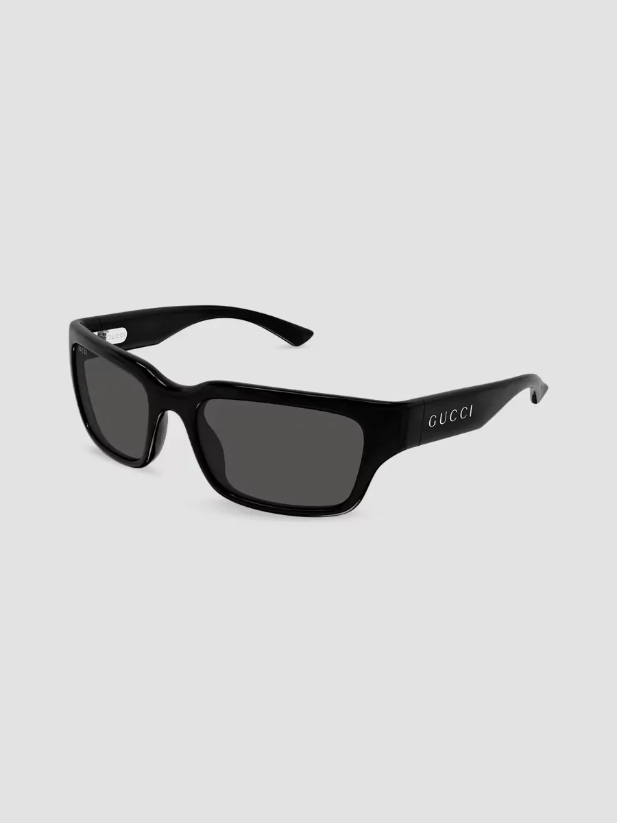 Lettering Clubbing in the City 58MM Rectangular Sunglasses