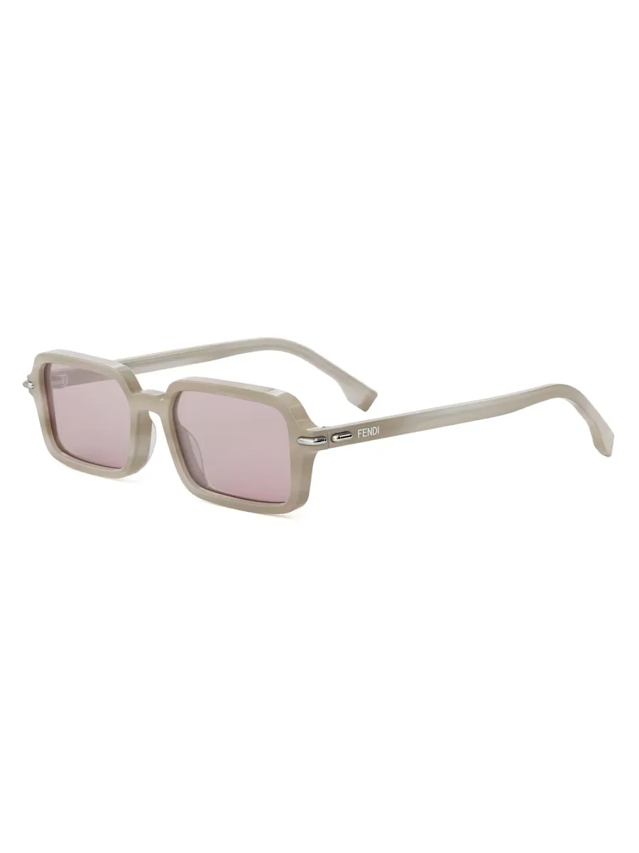 Fendi Selleria 51MM Rectangular Sunglasses by FENDI