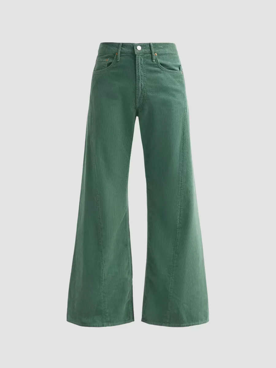 The Lemon Twist Sneak Wide-Leg Jeans by MOTHER