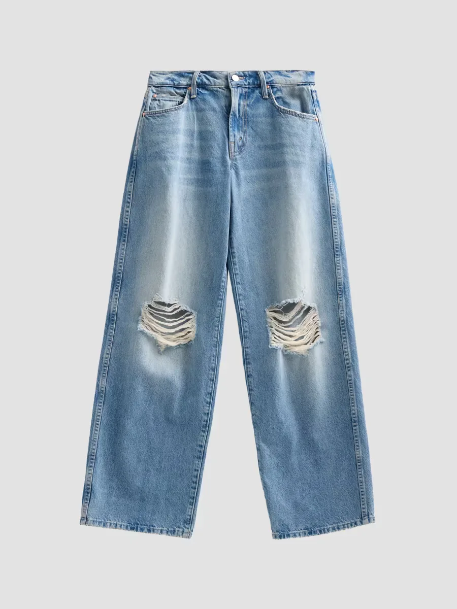 The Down Low Delinquent Zip Sneak Jeans by MOTHER