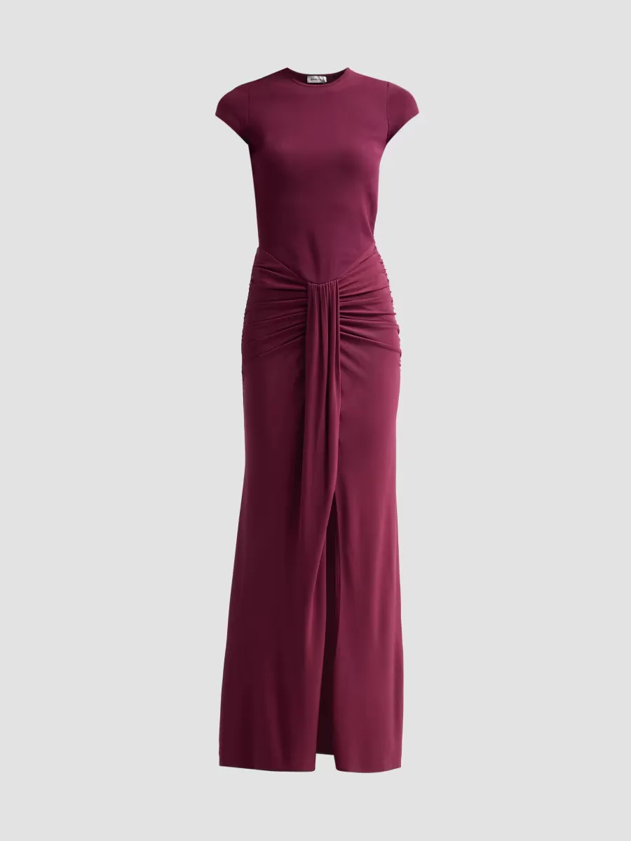 Matilde Cap-Sleeve Gown by SIMKHAI