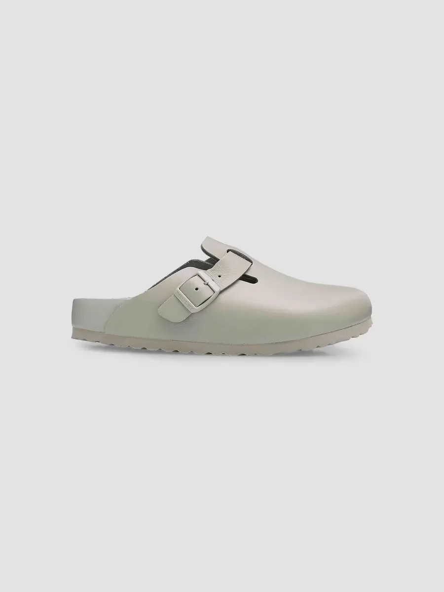 Boston Exquisite Buckle Leather Clogs by Birkenstock