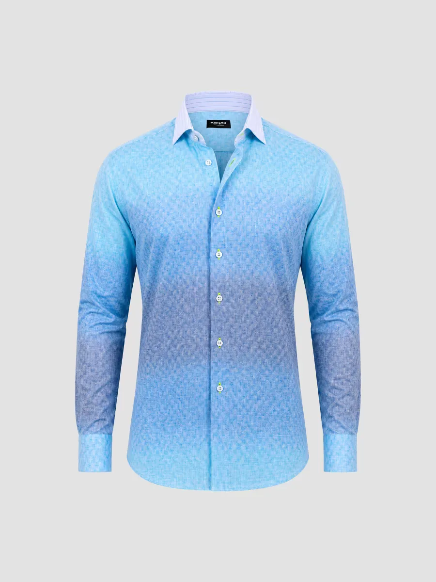 Fibonacci Marthyr Ombre Shirt by Maceoo