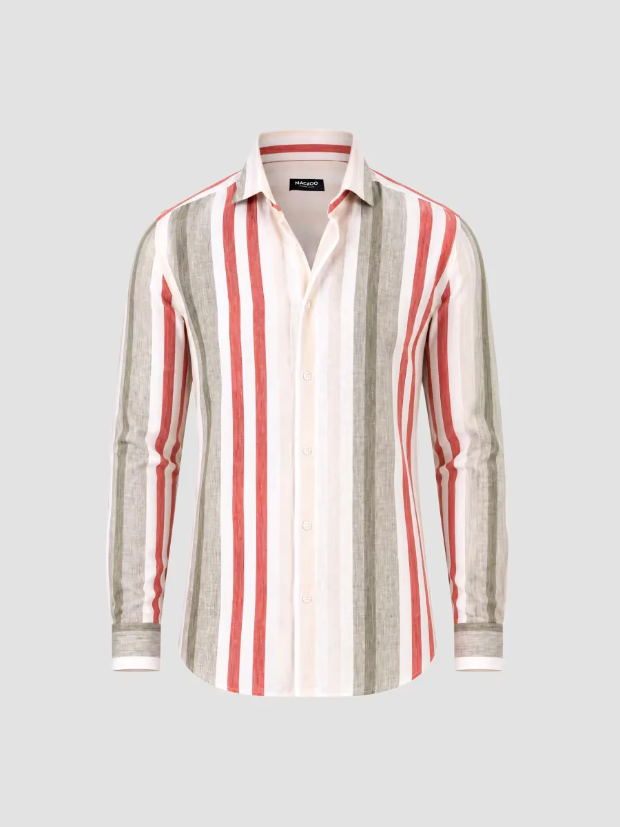 Fibonacci Marthyr Bold Stripe Shirt by Maceoo