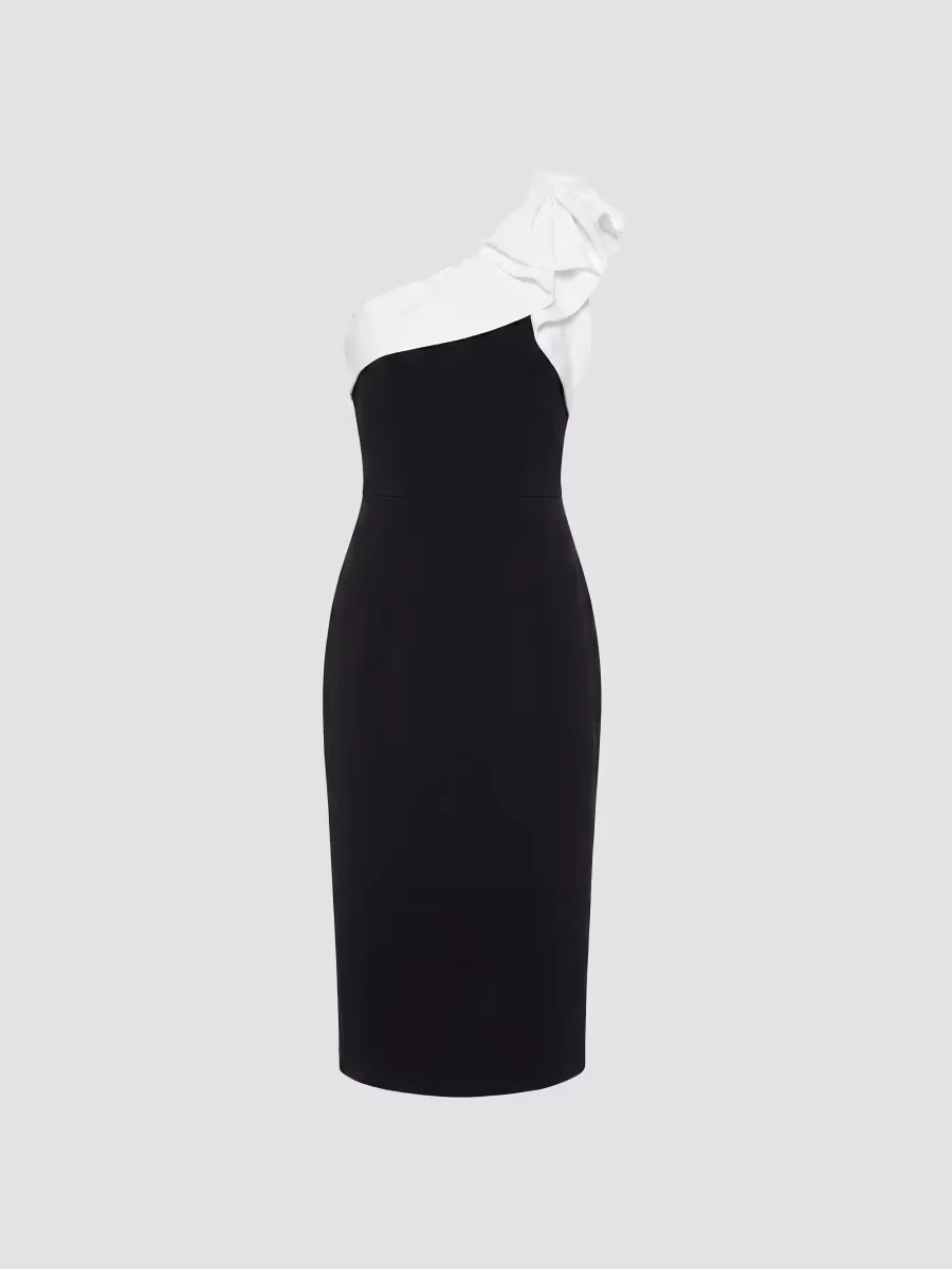 Lennon Crepe Body-Con Midi Dress by Dress the Population