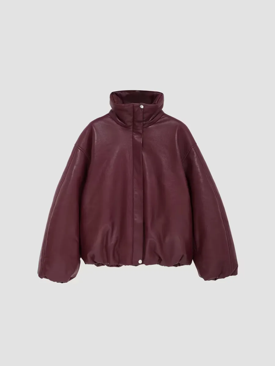 Cyrus Leather-Blend Jacket by ANINE BING