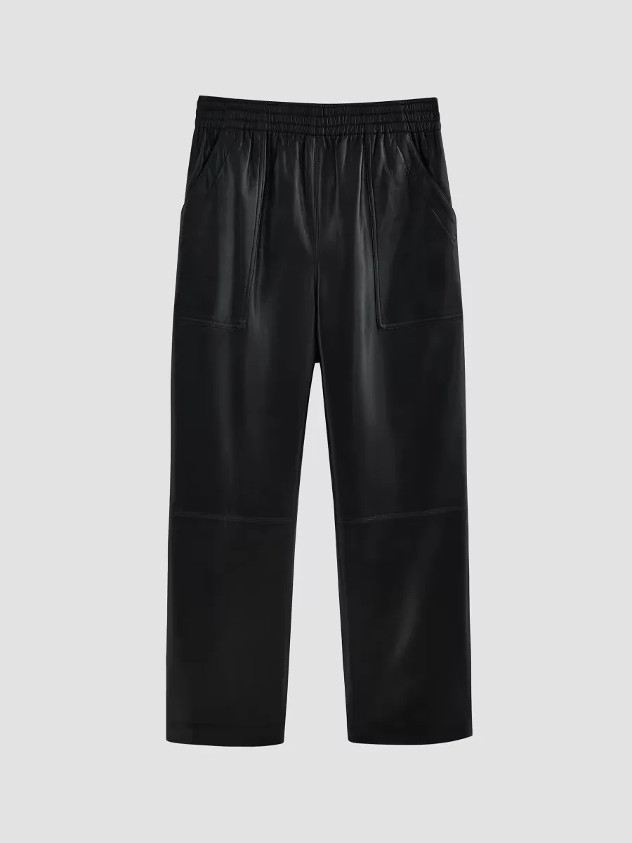 Billy Leather-Blend Pants by ANINE BING
