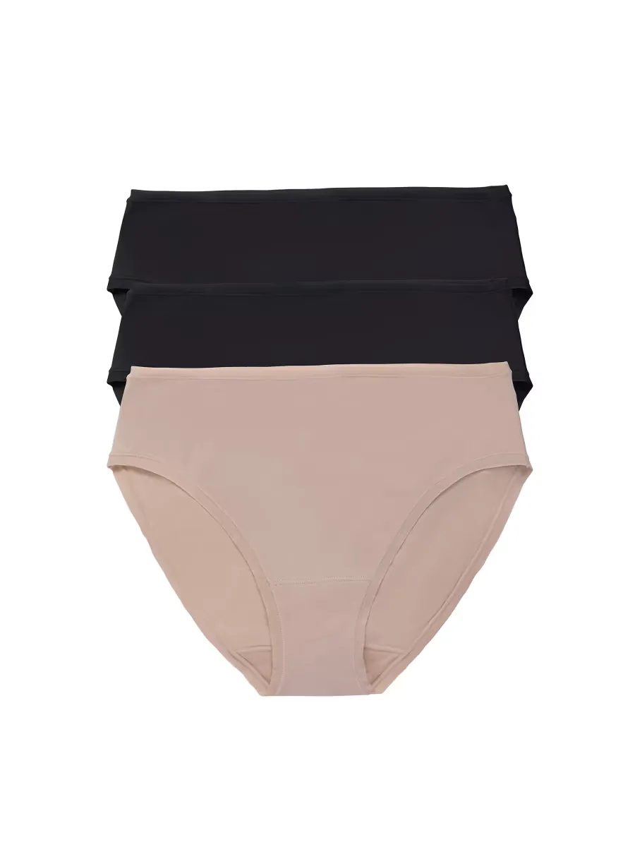 Bliss Bare Cotton Hipster 3-Pack