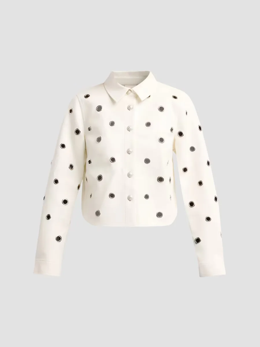 Ramone Grommet Jacket by Cinq  Sept