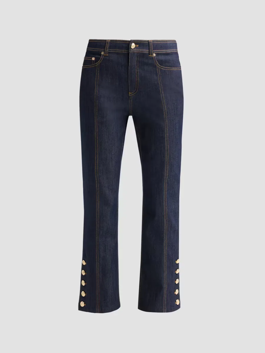 Maggie Crop Jeans by Cinq  Sept