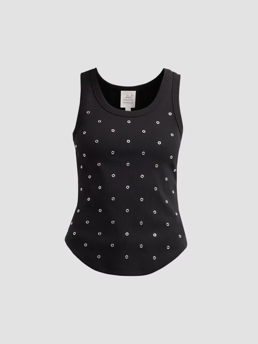 Quenta Grommet Tank by Cinq  Sept