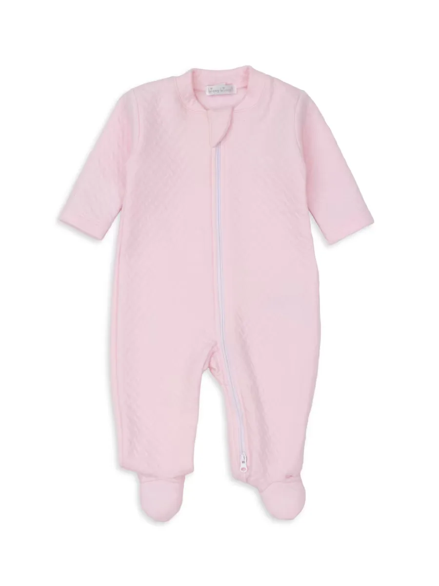 Quilted Jacquard Footie by Kissy Kissy