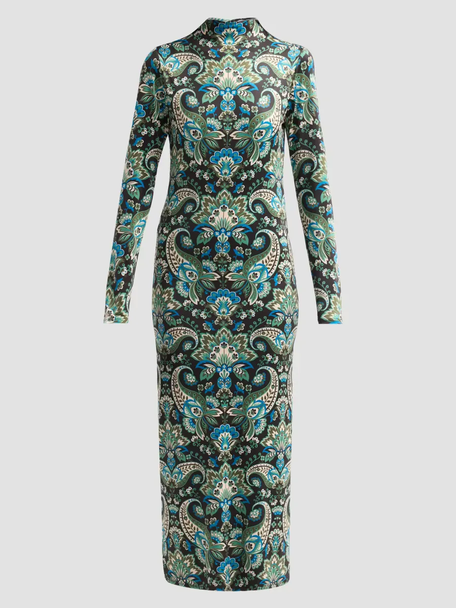 Mitra Printed Maxi Dress by Misa