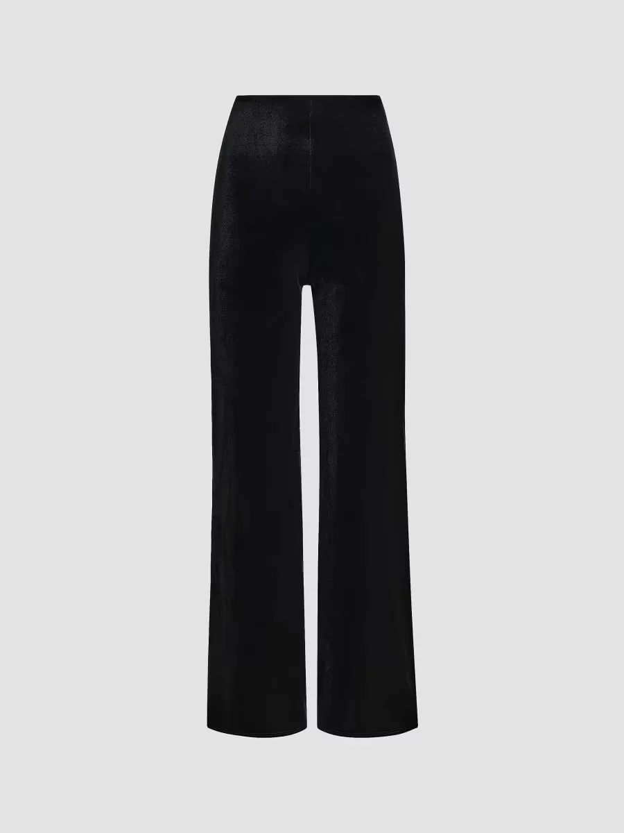 Velvet Wide-Leg Pants by Commando