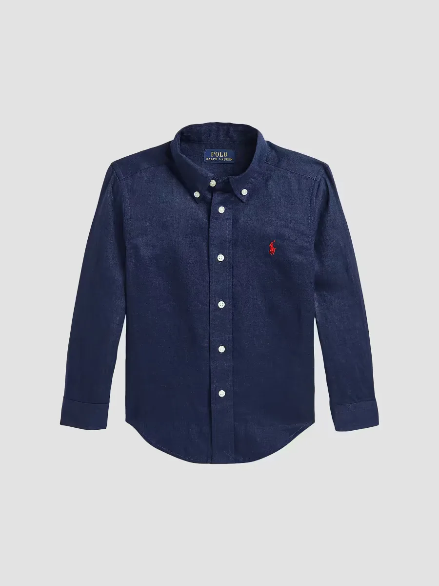 Linen Button-Up Shirt by Polo Ralph Lauren