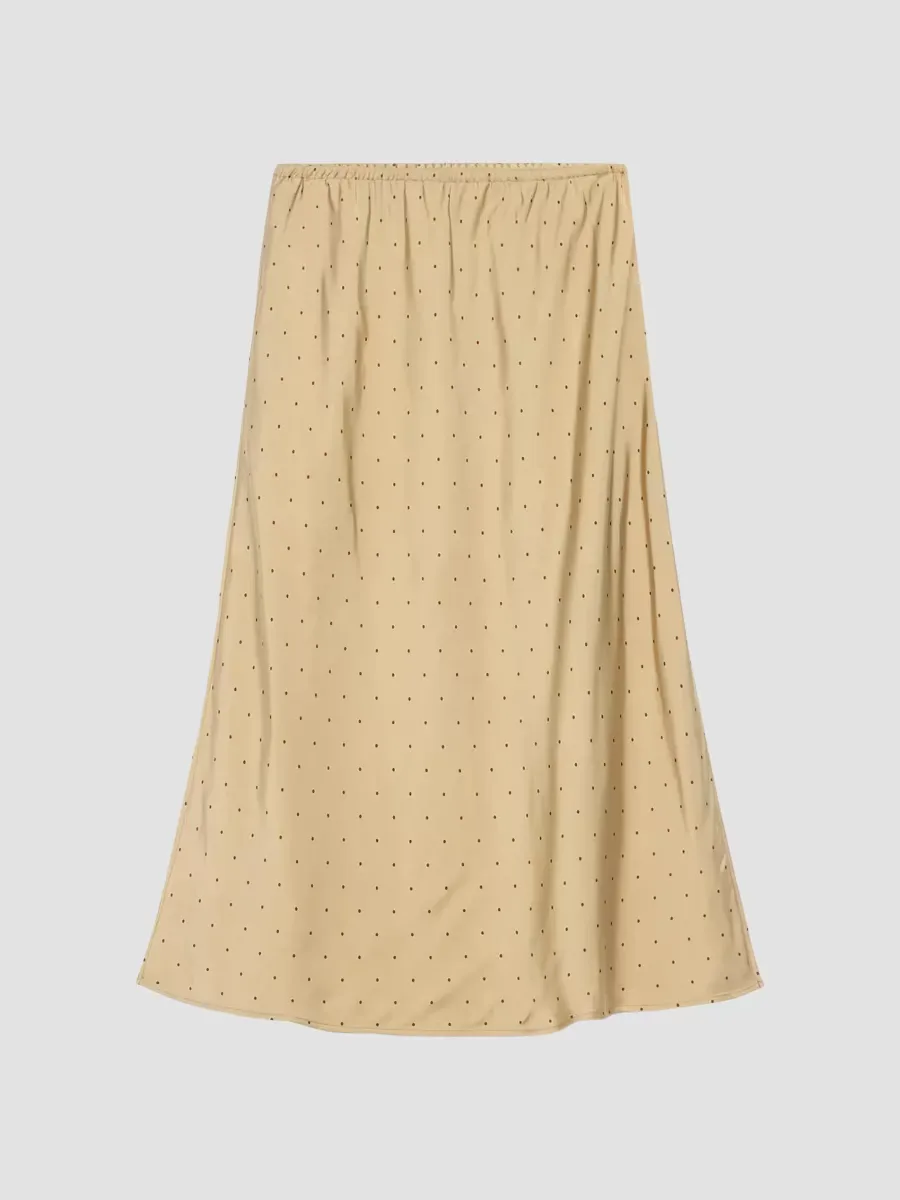 Grid Dot Slip Skirt by Vince