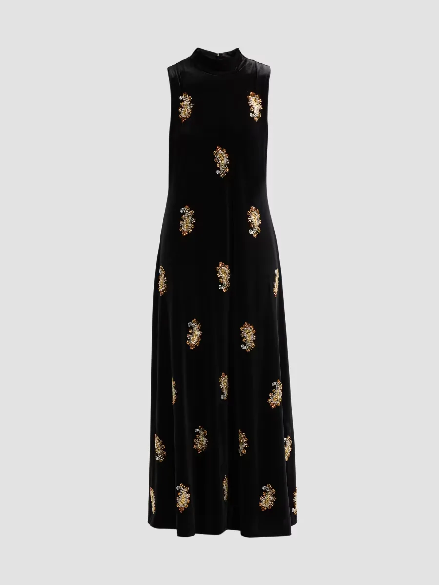 The Vani Velvet Maxi Dress by Elie Tahari