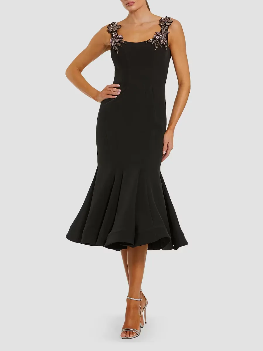 Mac Duggal Embellished Trumpet Cocktail Dress