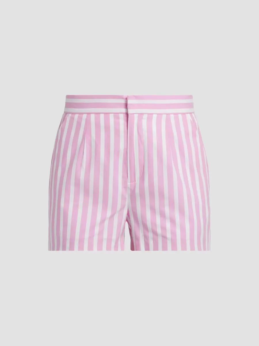Theo Wide-Stripe Cotton Shorts by Generation Love