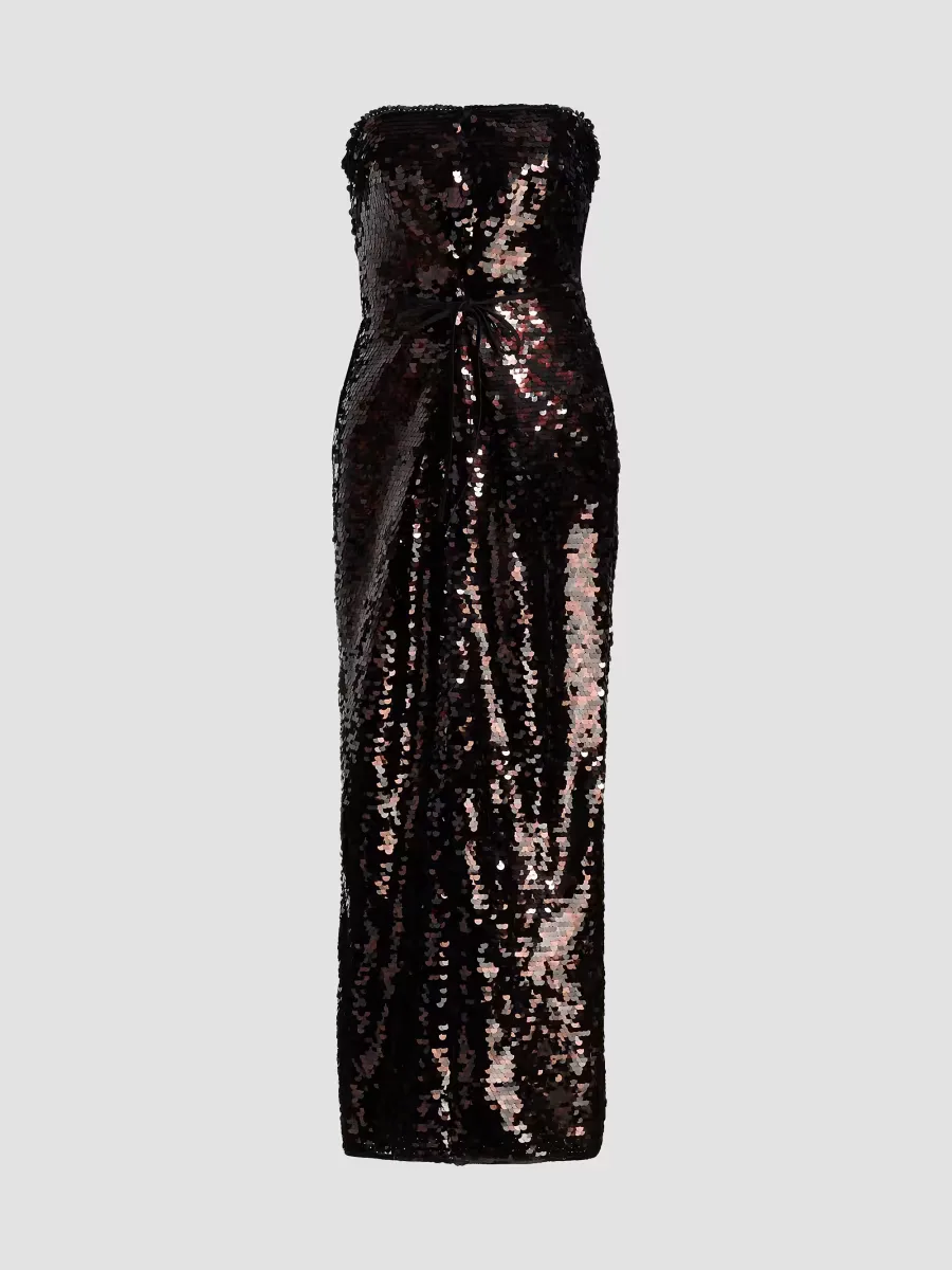 Cece Sequined Strapless Sheath Cocktail Dress