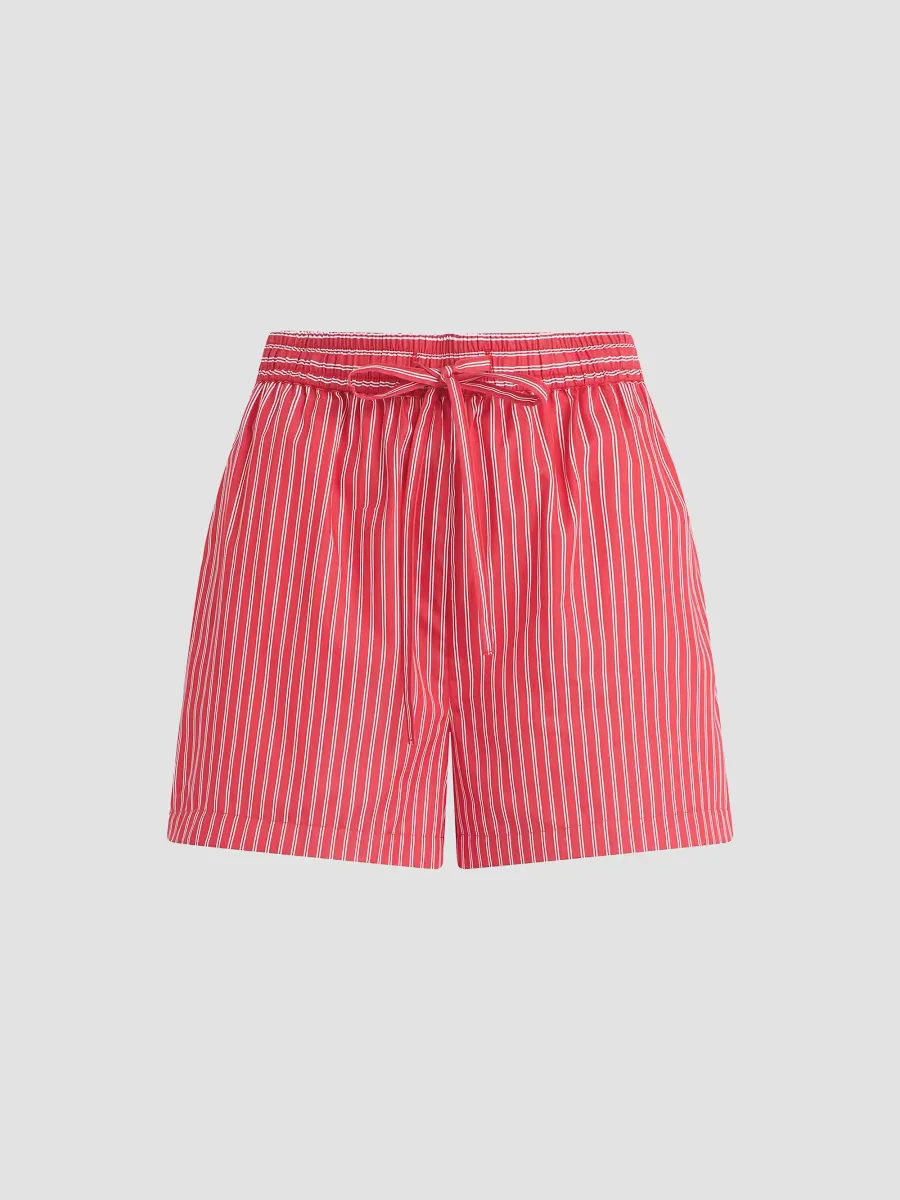 The Boxer Pinstriped Cotton Shorts by Joe's Jeans
