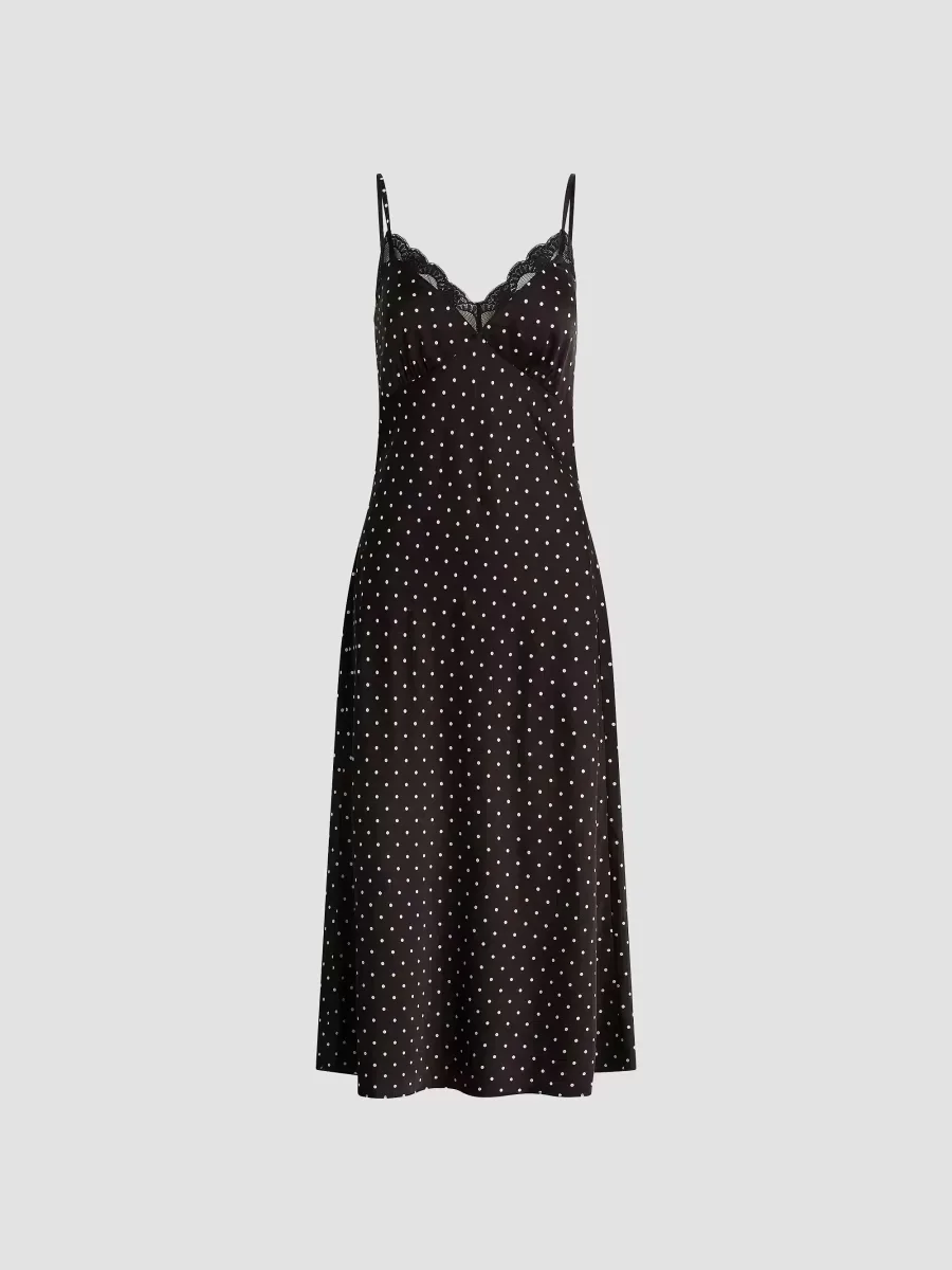 The Ines Polka Dot Midi-Slipdress by Joe's Jeans