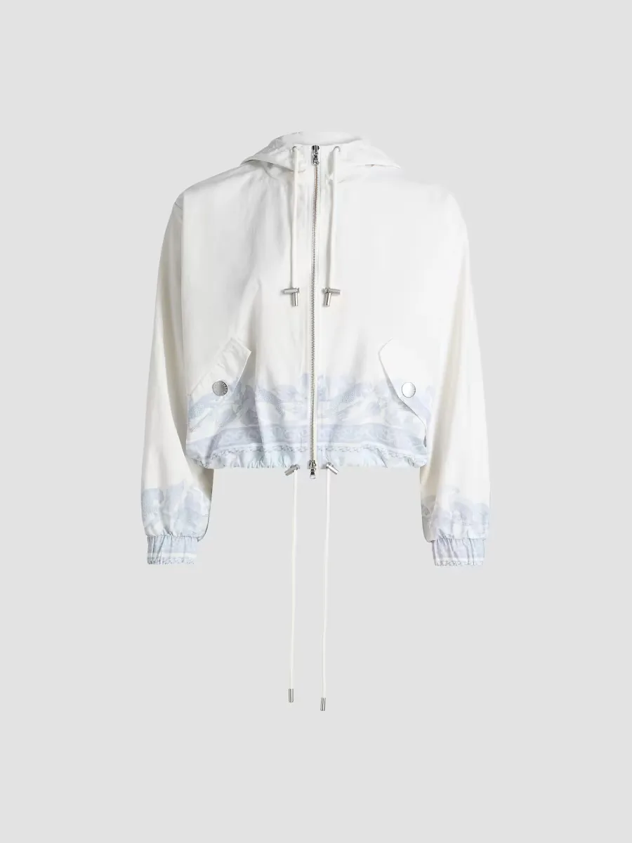 Miro Placed Print Windbreaker by L'AGENCE