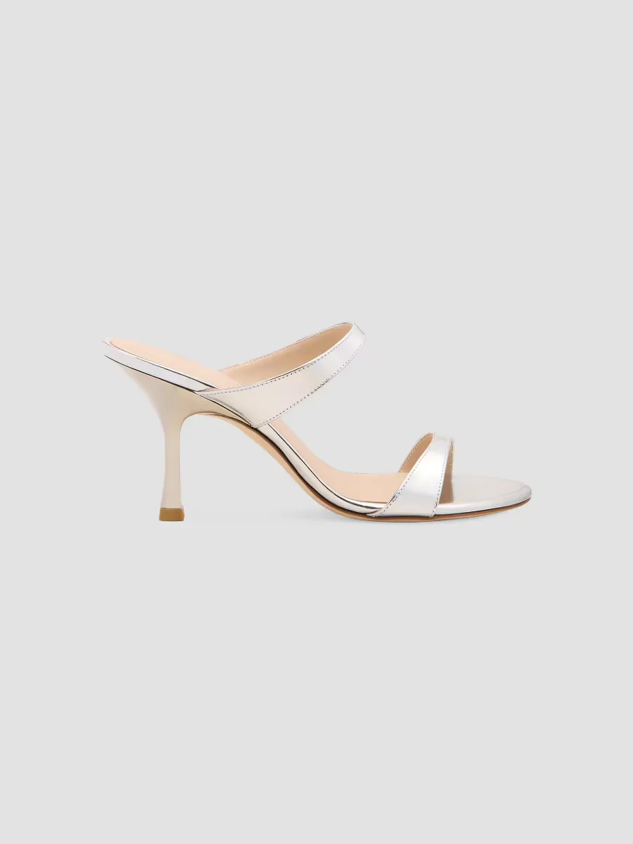 Nudist 85MM Patent Leather Sandals by Stuart Weitzman