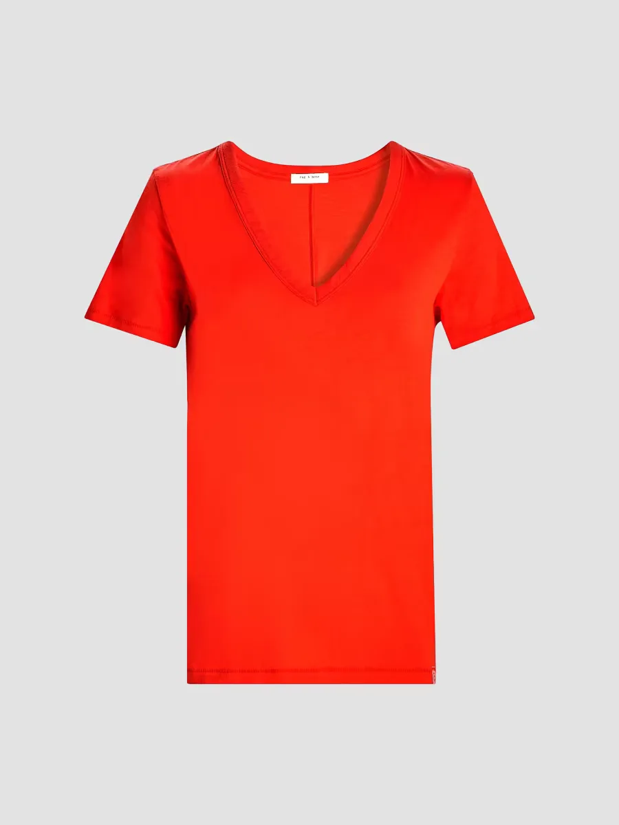 The Slub Vee V-Neck T-Shirt by rag & bone
