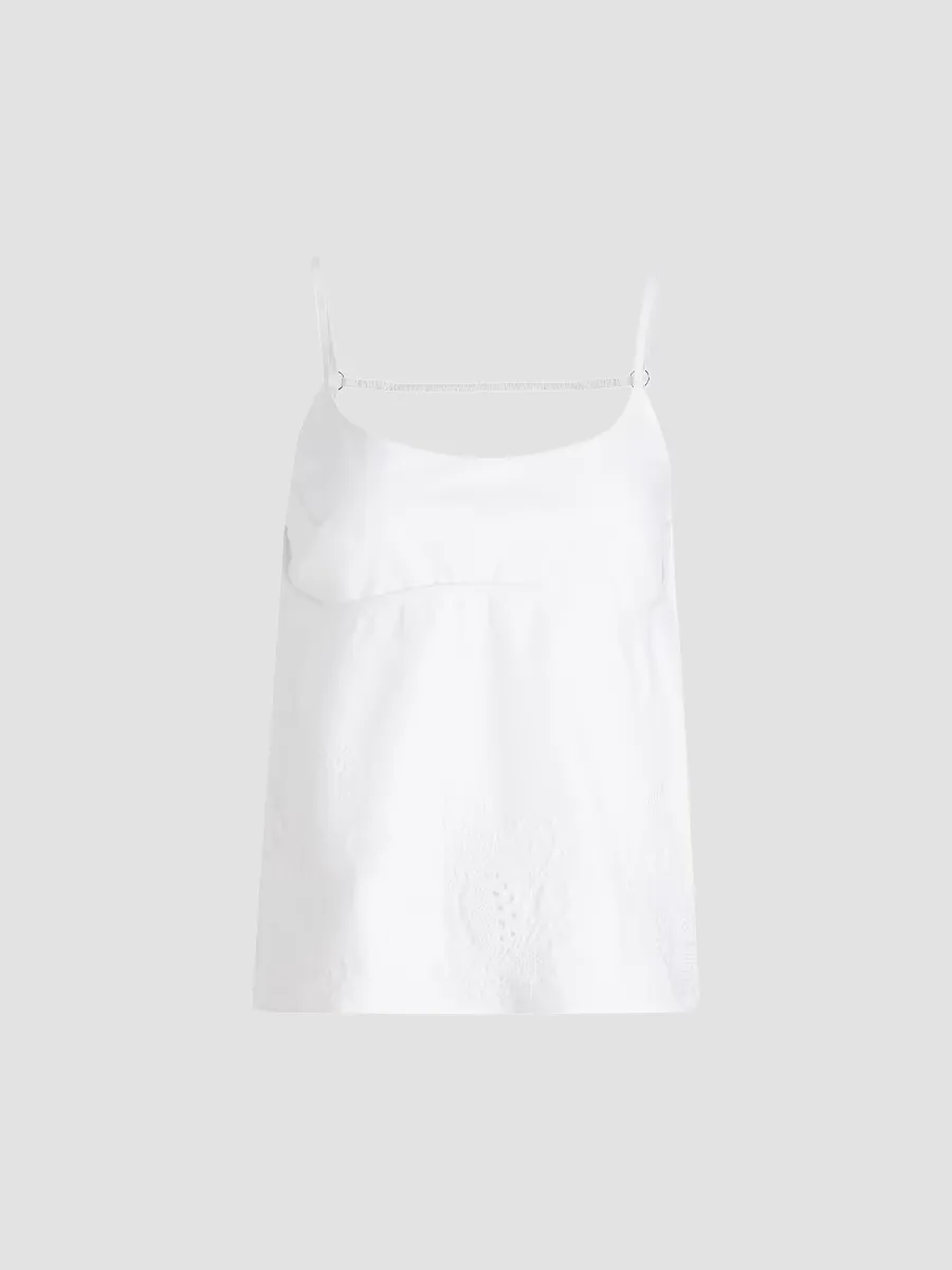 Maggie Embroidered Cotton Camisole by rag & bone