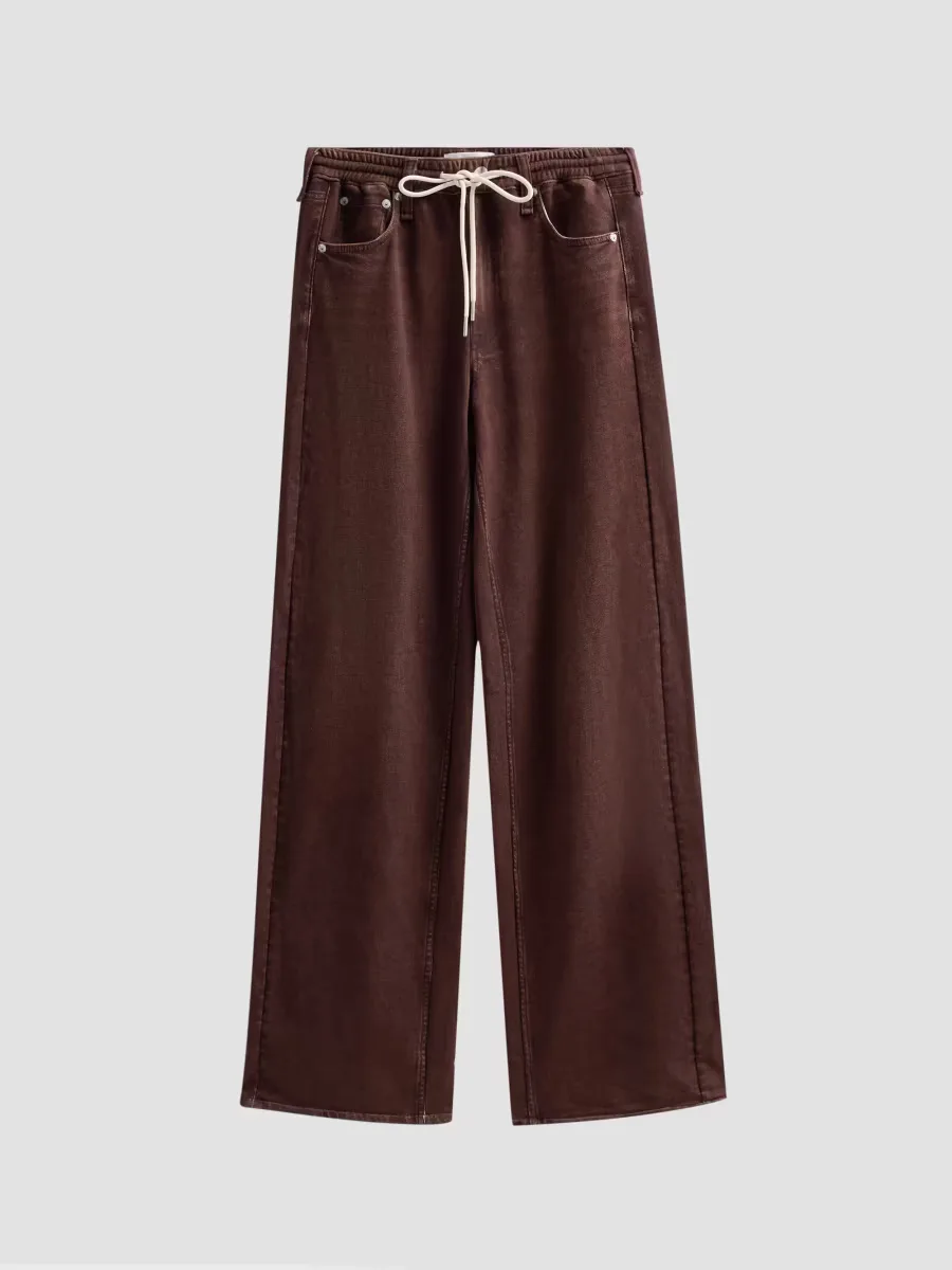 Rb Miramar Terry Drawcord Wide-Leg Pants by rag & bone