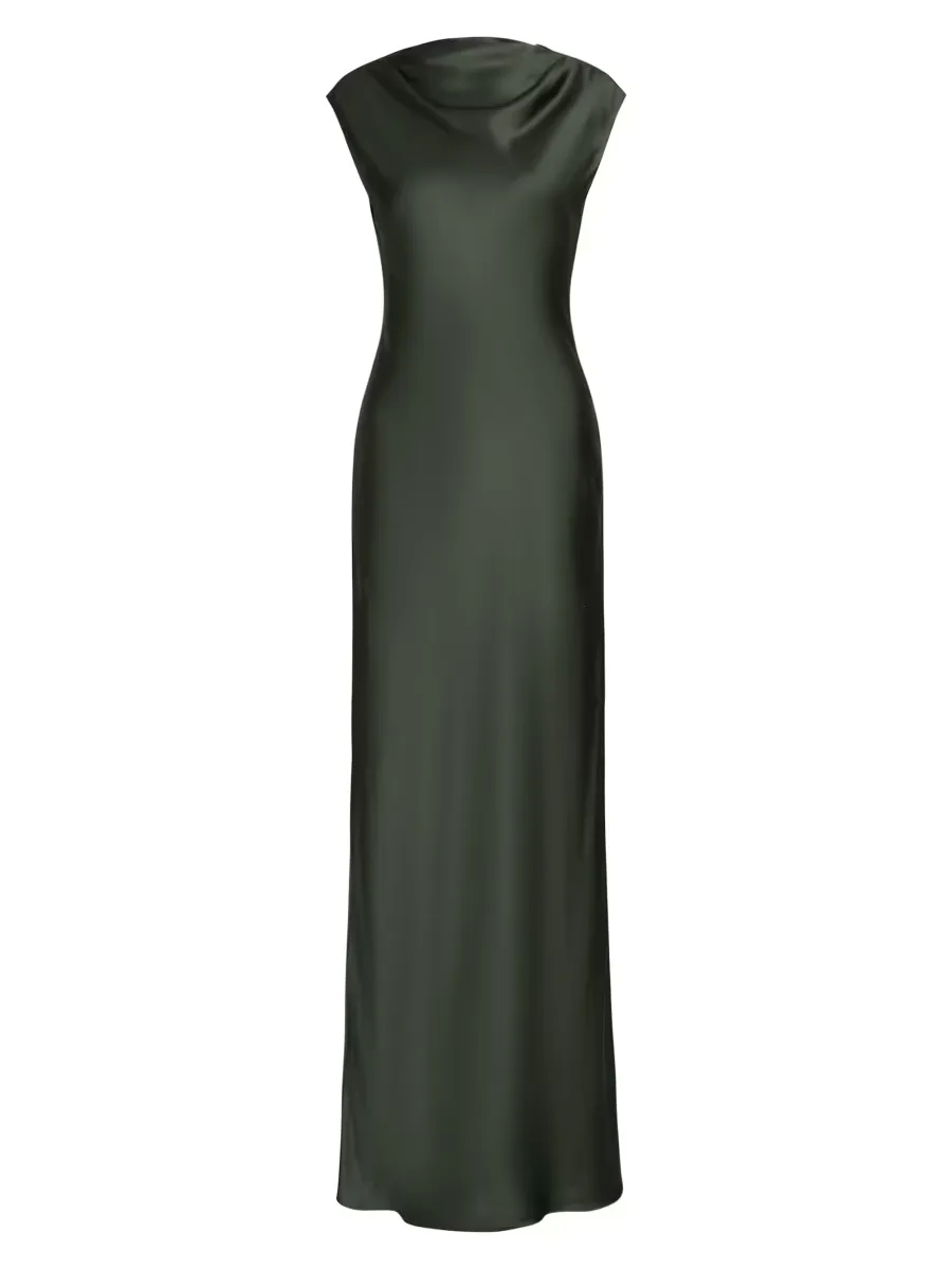 Back to You Satin Maxi Dress by TWP