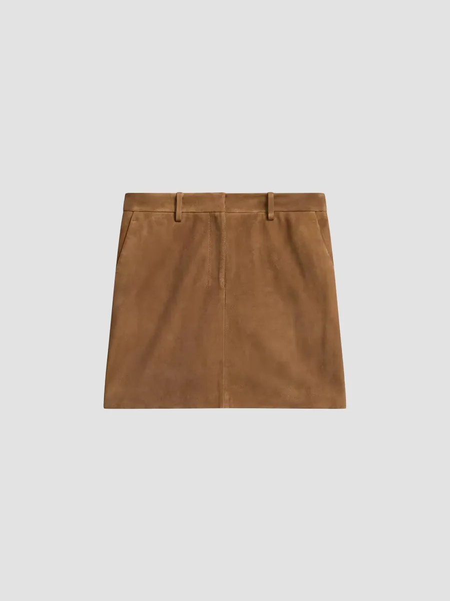 Trouser Crepe Miniskirt by Theory