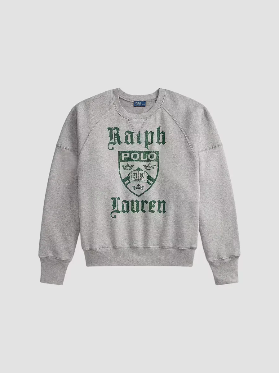 Cotton-Blend Crewneck Sweatshirt by Polo Ralph Lauren