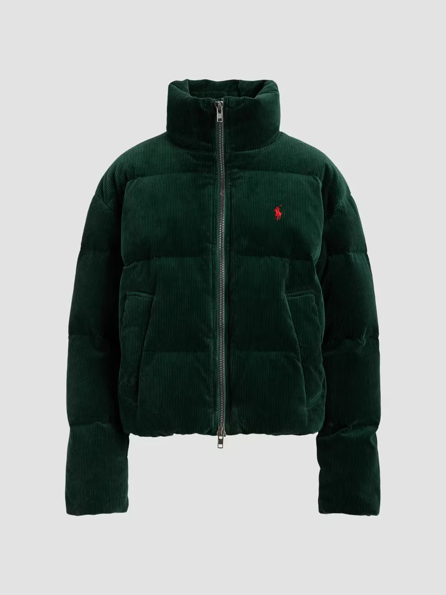 Corduroy Woven Down Puffer Coat by Polo Ralph Lauren