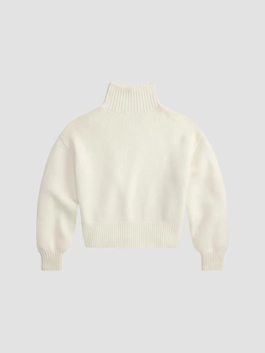 Cashmere Funnel-Neck Sweater by Polo Ralph Lauren