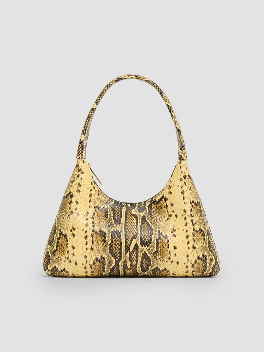 Candy Mini Snake-Printed Leather Top Handle Bag by Mansur Gavriel